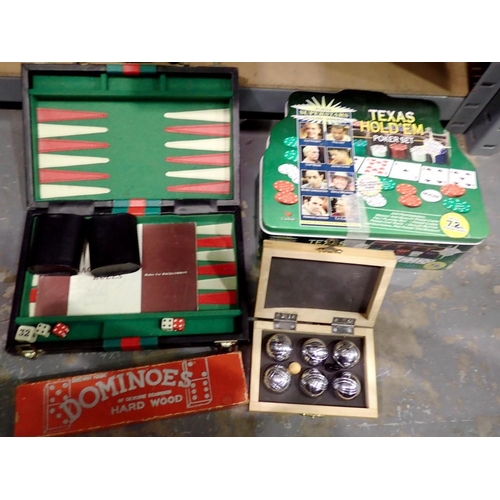 1022 - Texas Hold 'em poker set and other mixed games etc. Not available for in-house P&P