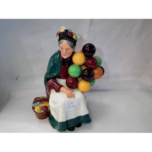 1235 - Royal Doulton Balloon seller figurine. UK P&P Group 2 (£20+VAT for the first lot and £4+VAT for subs... 