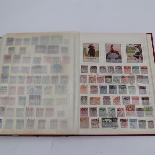 374 - GB and commonwealth stock book, Victorian and later. UK P&P Group 1 (£16+VAT for the first lot and £... 