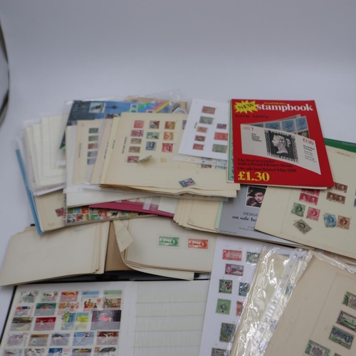 377 - Case of mixed stamps, including full sheets. Without case UK P&P Group 2 (£20+VAT for the first lot ... 