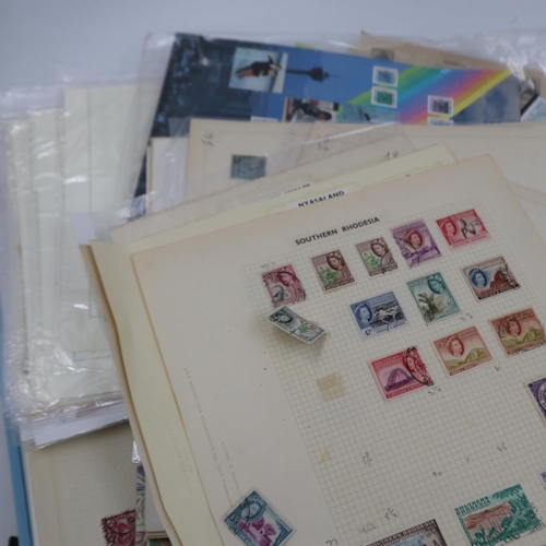 377 - Case of mixed stamps, including full sheets. Without case UK P&P Group 2 (£20+VAT for the first lot ... 