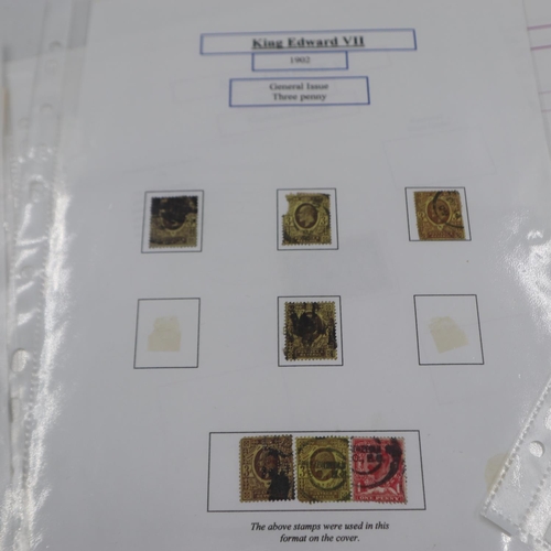 397 - Case of Victoria, Edward VII and George V stamps. Without case UK P&P Group 2 (£20+VAT for the first... 