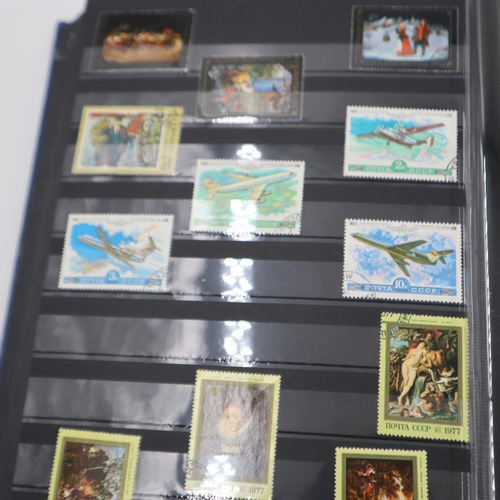 407 - Three albums of Russian stamps, mint and used. UK P&P Group 2 (£20+VAT for the first lot and £4+VAT ... 