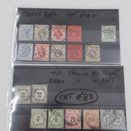 409 - Case of carded and paged stamps, Commonwealth and world. Without case UK P&P Group 2 (£20+VAT for th... 