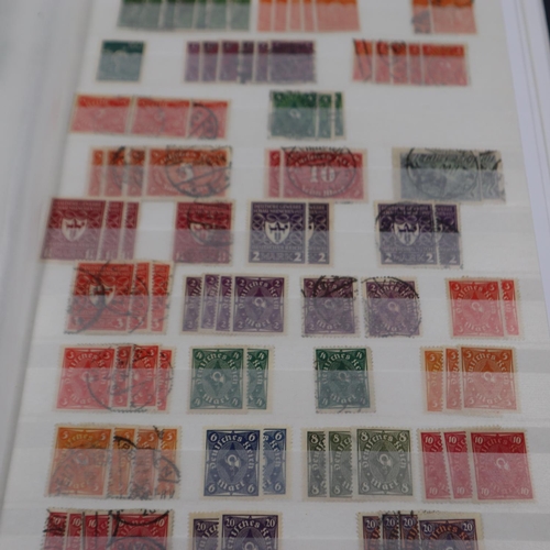 412 - Large German stamp collection including German states, German Empire 1871-1932, WWI occupation of Be... 
