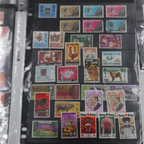 417 - Queen Victoria to Elizabeth II Honk Kong stamps, mint and used. UK P&P Group 1 (£16+VAT for the firs... 