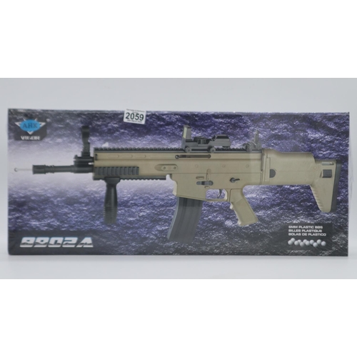 2029 - Airsoft scar assault rifle, model 8902A, boxed and factory sealed. UK P&P Group 2 (£20+VAT for the f... 