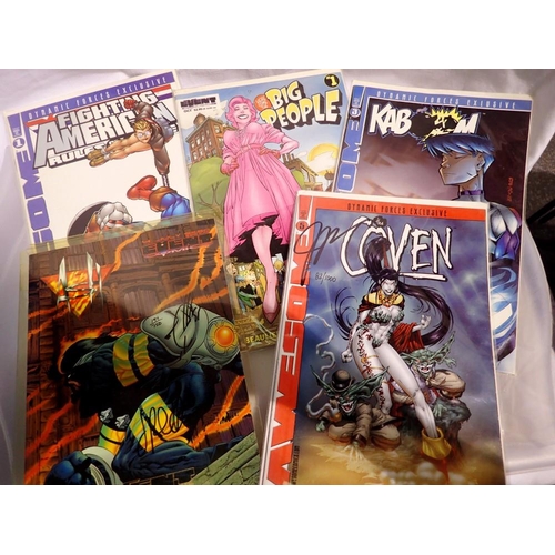 1104 - Five limited edition comics, all signed with COA. UK P&P Group 1 (£16+VAT for the first lot and £2+V... 