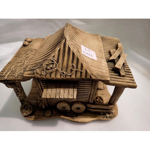 1109 - Australian made ceramic outback tavern, 19 x 15cm H. Not available for in-house P&P