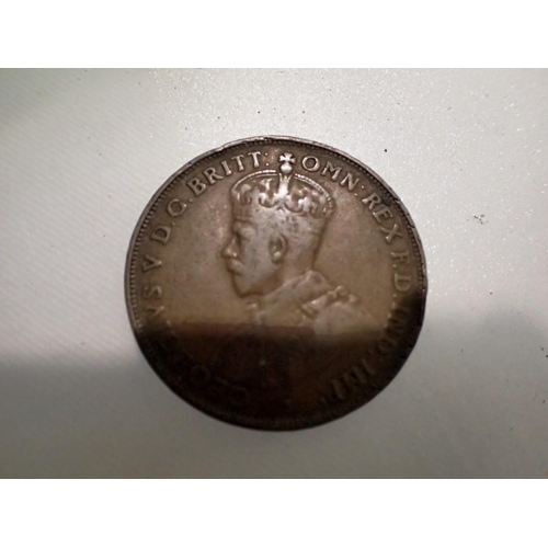 1167 - George V trial penny, territories type. UK P&P Group 0 (£6+VAT for the first lot and £1+VAT for subs... 