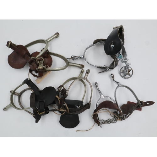 2009 - Five pairs of stirrups. UK P&P Group 2 (£20+VAT for the first lot and £4+VAT for subsequent lots)