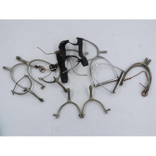 2011 - Five pairs of stirrups. UK P&P Group 2 (£20+VAT for the first lot and £4+VAT for subsequent lots)