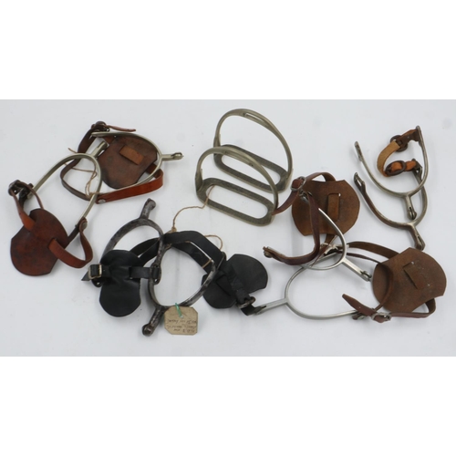 2012 - Five pairs of stirrups. UK P&P Group 2 (£20+VAT for the first lot and £4+VAT for subsequent lots)