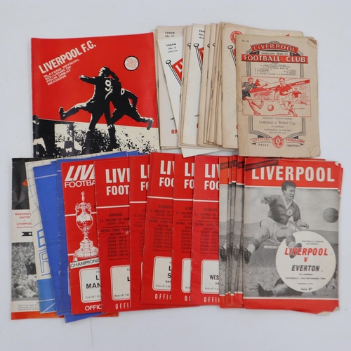 2018 - Liverpool FC programmes, 1956-57 and later. UK P&P Group 2 (£20+VAT for the first lot and £4+VAT for... 