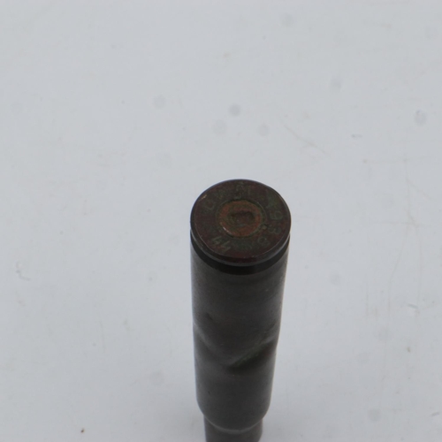 2061 - 1938 Dated Waffen SS 7.92 empty bullet case. The primer has the typical rectangle striking mark from... 