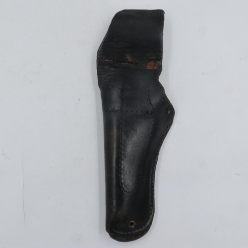 2070 - Black leather holster. UK P&P Group 1 (£16+VAT for the first lot and £2+VAT for subsequent lots)