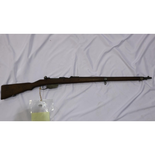 2080 - Austrian Steyr Mannlicher M95 straight pull service rifle, numbered 9953, deactivated to current EU ... 