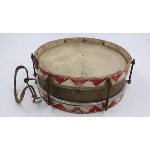 2102 - Third Reich Hitler Youth parade drum, skin a later replacement. UK P&P Group 3 (£30+VAT for the firs... 