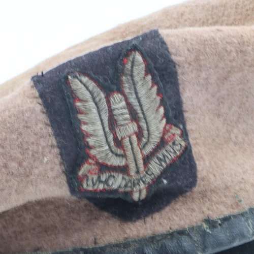 2158 - 1950s SAS Beret. Maker: Kangol. UK P&P Group 1 (£16+VAT for the first lot and £2+VAT for subsequent ... 