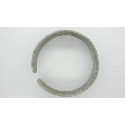 2167 - Vietnam War Era Helicopter Metal Bracelet, made by the locals from the Battlefield debris and sold b... 