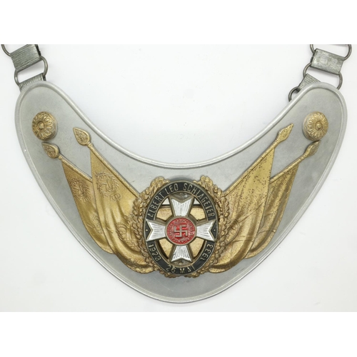 2181 - High Quality German replica Standard Bearers Gorget. Ideal gap filler or re-enactment. UK P&P Group ... 