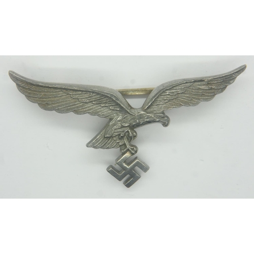 2200 - WWII German Luftwaffe Tropical tunic breast eagle. Maker: Assman. UK P&P Group 1 (£16+VAT for the fi... 