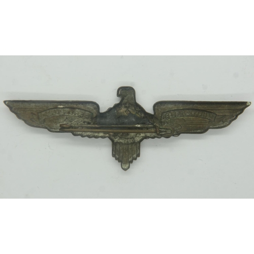 2205 - Rare early Third Reich period SA 1934 first Flieger Rally badge. UK P&P Group 0 (£6+VAT for the firs... 