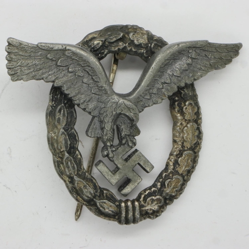 2239 - Post-war replica German Paratrooper badge, circa 1960s. UK P&P Group 0 (£6+VAT for the first lot and... 