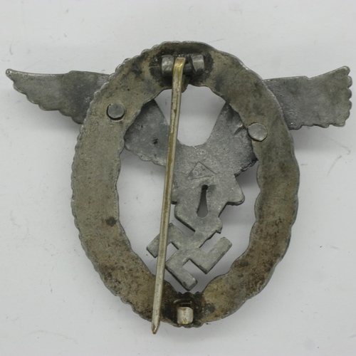 2239 - Post-war replica German Paratrooper badge, circa 1960s. UK P&P Group 0 (£6+VAT for the first lot and... 