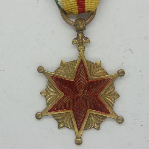 2252 - Vietnam War ARVN Battle-Wound medal. UK P&P Group 0 (£6+VAT for the first lot and £1+VAT for subsequ... 