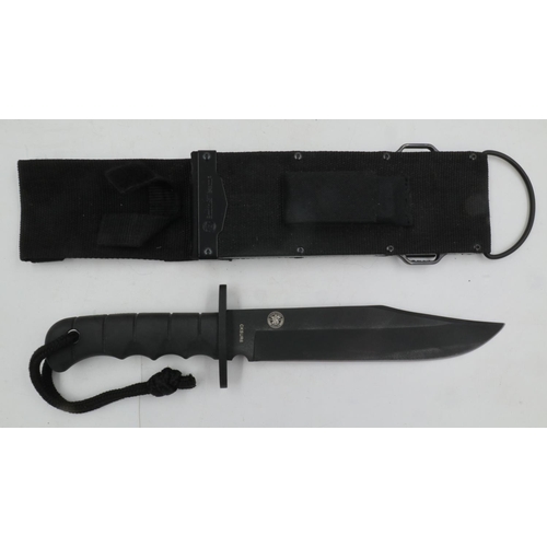 2149G - Smith & Wesson Search and Rescue survival knife, model CKSUR6, with canvas sheath. UK P&P Group 1 (£... 