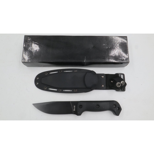 2149Q - Boker Magnum bowie knife with plastic sheath, boxed. UK P&P Group 1 (£16+VAT for the first lot and £... 