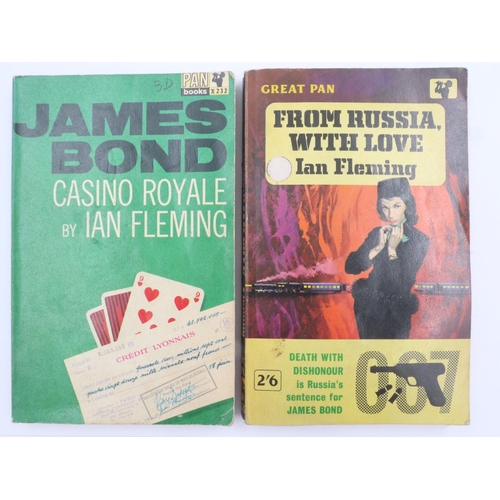 91 - 1963 copy of Ian Fleming, From Russia With Love, 10th edition, with a 1985 copy of Casino Royale, 22... 