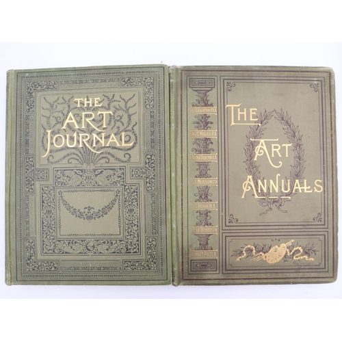 93 - Two antique books, The Art Annuals 1890 and The Art Journal 1891. UK P&P Group 2 (£20+VAT for the fi... 