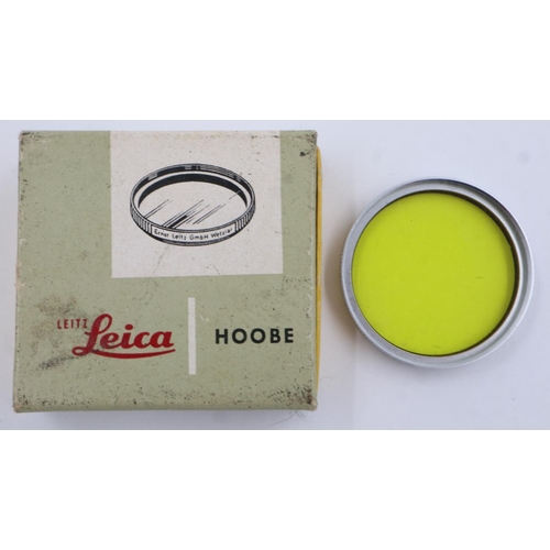 99 - Leica Hoobe no1 yellow filter. UK P&P Group 1 (£16+VAT for the first lot and £2+VAT for subsequent l... 