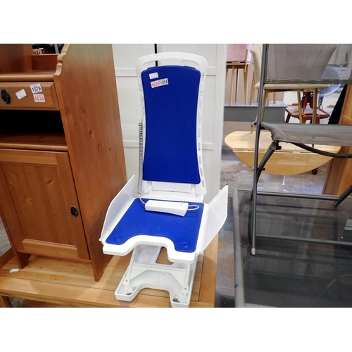 1575 - Drive medical bath chair in Belvita blue. Not available for in-house P&P