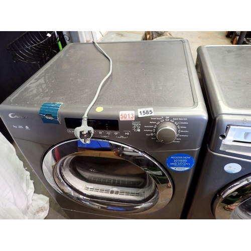 1585 - Candy 9kg tumble dryer. All electrical items in this lot have been PAT tested for safety and have pa... 