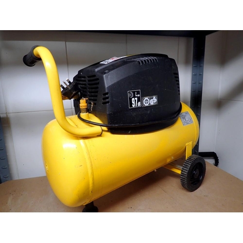 1664 - Stanley 1.5HP 8bar compressor. All electrical items in this lot have been PAT tested for safety and ... 