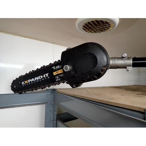 1666 - McCulloch long reach petrol chainsaw. Not available for in-house P&P