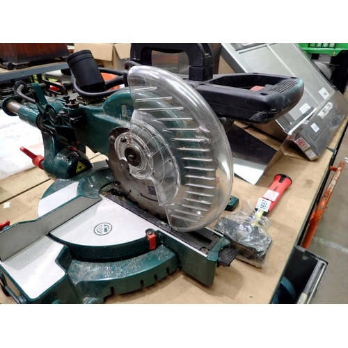 1686 - Parkside 1700w compound mitre saw. All electrical items in this lot have been PAT tested for safety ... 