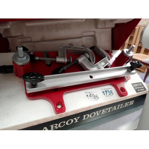 1696 - Boxed Arcoy dovetailer. Not available for in-house P&P