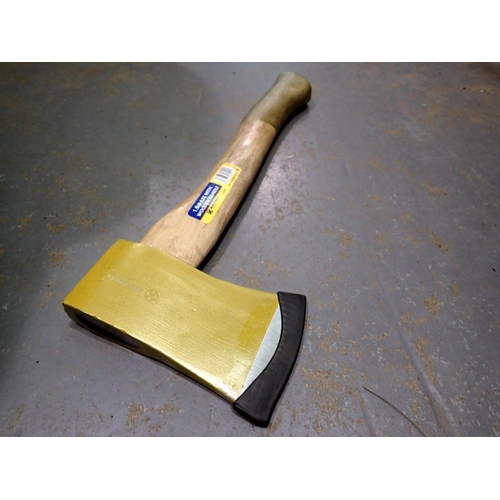 1715 - New Marksman 1.5lbs axe with wooden handle. Not available for in-house P&P