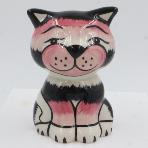 152 - Lorna Bailey cat, Mack, no cracks or chips, H: 13 cm. UK P&P Group 1 (£16+VAT for the first lot and ... 