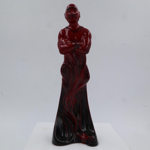 165 - Royal Doulton flambé figurine, The Genie, HN2999, no cracks or chips, H: 25 cm. UK P&P Group 2 (£20+... 