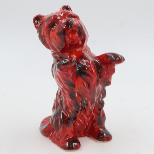 198 - Anita Harris large westie dog, signed in gold, no cracks or chips, H: 19 cm. UK P&P Group 2 (£20+VAT... 