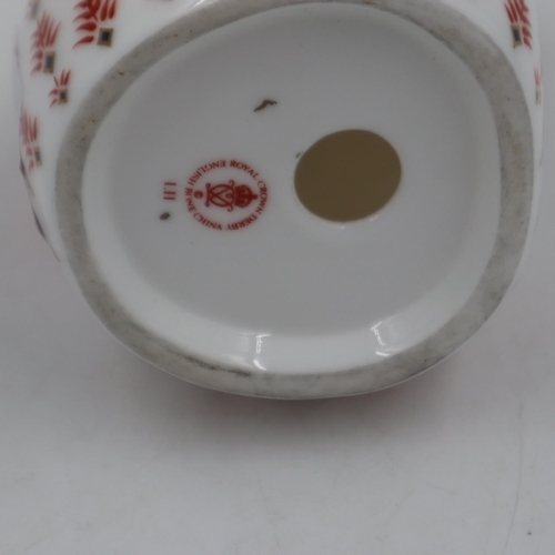 207 - Royal Crown Derby hamster, lacking stopper, no cracks or chips, H: 11 cm. UK P&P Group 1 (£16+VAT fo... 