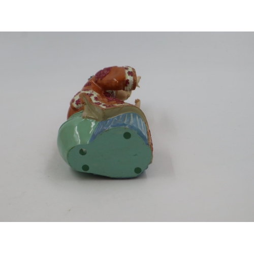 261 - Painted resin figure, H: 23 cm. UK P&P Group 2 (£20+VAT for the first lot and £4+VAT for subsequent ... 