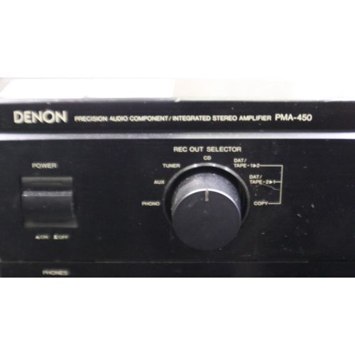 268 - Denon stereo amplifier model PMA450 special edition. Working. All electrical items in this lot have ... 