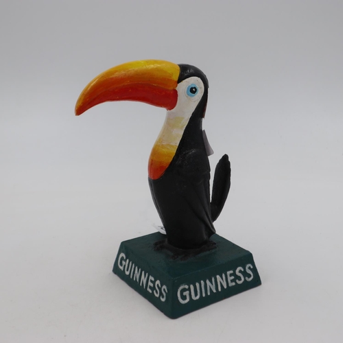 296 - Cast Guinness advertising toucan, H: 20 cm. UK P&P Group 2 (£20+VAT for the first lot and £4+VAT for... 