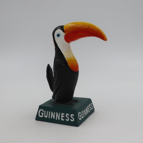 296 - Cast Guinness advertising toucan, H: 20 cm. UK P&P Group 2 (£20+VAT for the first lot and £4+VAT for... 